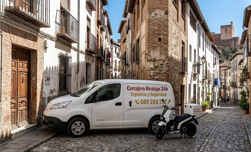 Furgoneta Cerrajero Realejo Granada 24h